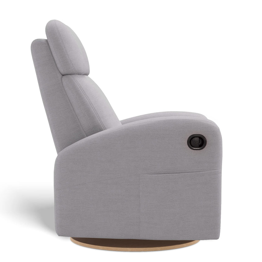 Fauteuil Berçant Inclinable Pivotant Hailey - Como Dove Grey-Jaymar BB-JAM-523-COMO-61-CLÉMENT