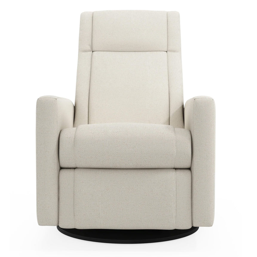 Fauteuil Berçant et Pivotant Nelly - Henequen avec Mécanisme Électrique (Tissu anti-tache)-Jaymar BB-JAM-525-HENEQ-01-CLÉMENT