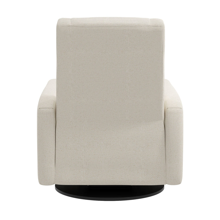 Grand Fauteuil Berçant et Pivotant Nelly avec Mécanisme Électrique - Tissu Anti-tache Alta™ 10-Jaymar BB-JAM-525295ALTA10-CLÉMENT