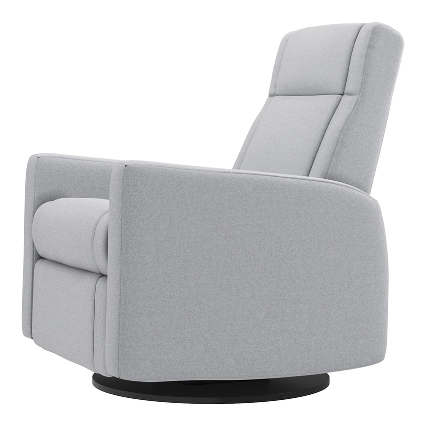 Grand Fauteuil Berçant et Pivotant Nelly avec Mécanisme Électrique - Arlo Heather Silver-Jaymar BB-JAM-525295ARLO57-CLÉMENT