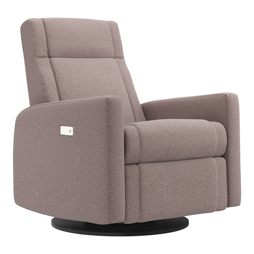 Grand Fauteuil Berçant et Pivotant Nelly avec Mécanisme Électrique - Arlo Beige-Jaymar BB-JAM-525295ARLO96-CLÉMENT