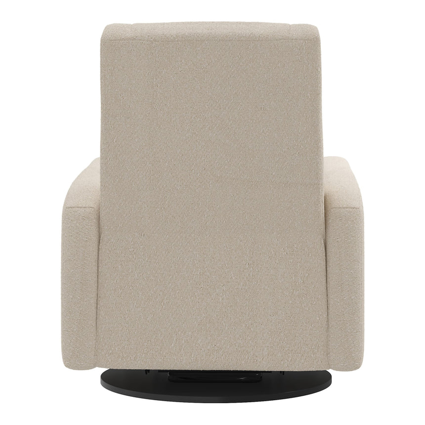 Grand Fauteuil Berçant et Pivotant Nelly avec Mécanisme Électrique - Beyond Sheep Cream-Jaymar BB-JAM-525295BEYO14-CLÉMENT
