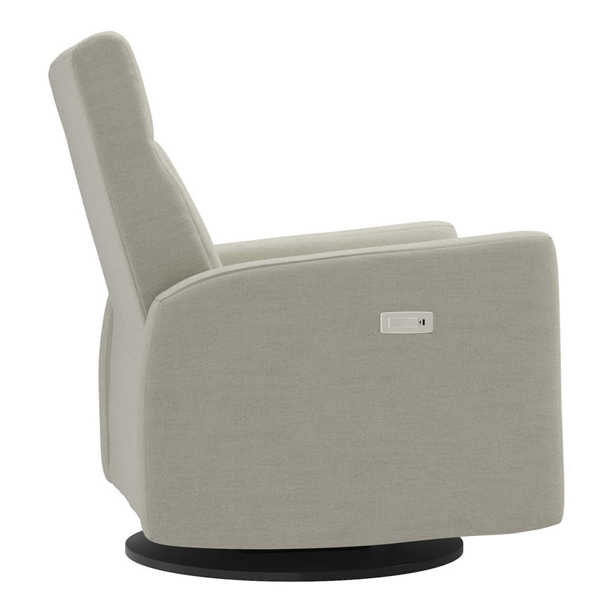 Grand Fauteuil Berçant et Pivotant Nelly avec Mécanisme Électrique - Como Sand-Jaymar BB-JAM-525295COMO20-CLÉMENT