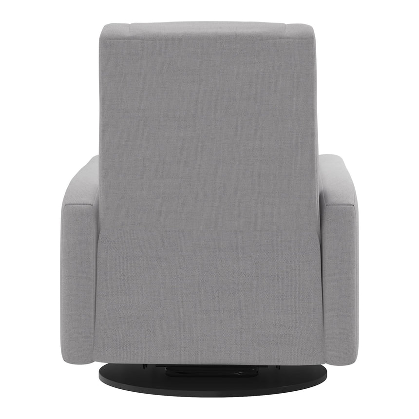 Grand Fauteuil Berçant et Pivotant Nelly avec Mécanisme Électrique - Como Dove Grey-Jaymar BB-JAM-525295COMO61-CLÉMENT