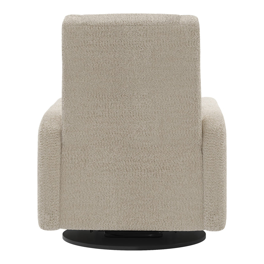 Grand Fauteuil Berçant et Pivotant Nelly avec Mécanisme Électrique - Puppy Sand-Jaymar BB-JAM-525295PUPP14-CLÉMENT