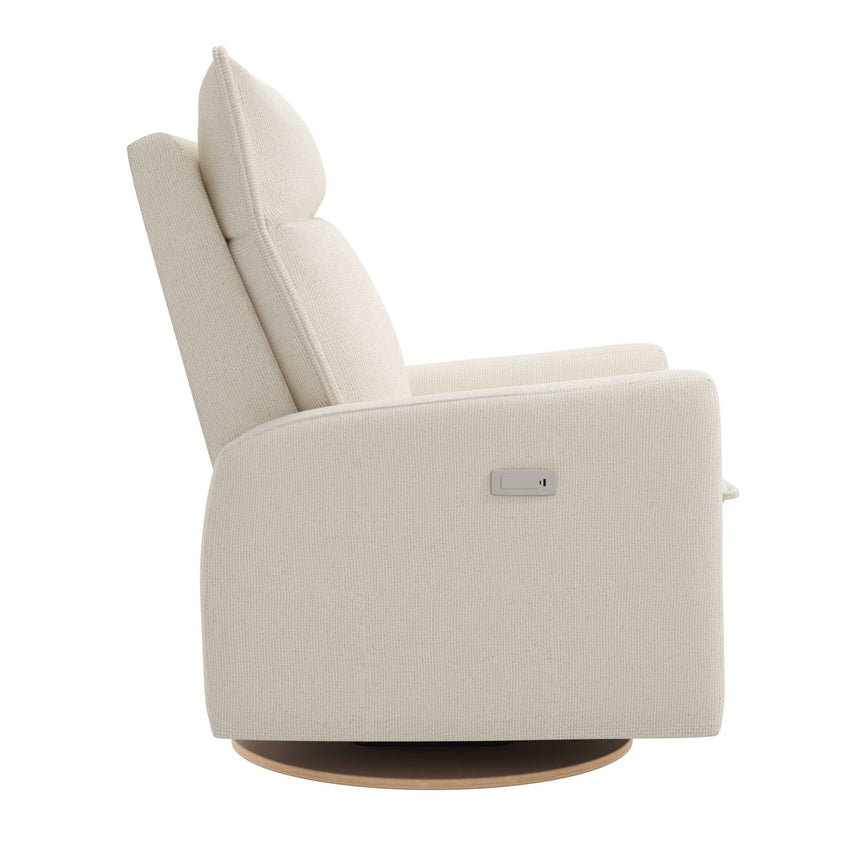 Fauteuil Berçant et Pivotant Arya - Henequen avec Mécanisme Électrique-Jaymar BB-JAM-526-HENEQ-01-CLÉMENT