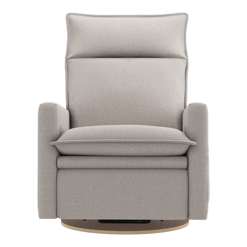 Grand Fauteuil Berçant et Pivotant Arya avec Mécanisme Électrique - Arlo Heather Pearl-Jaymar BB-JAM-526295ARL601-CLÉMENT
