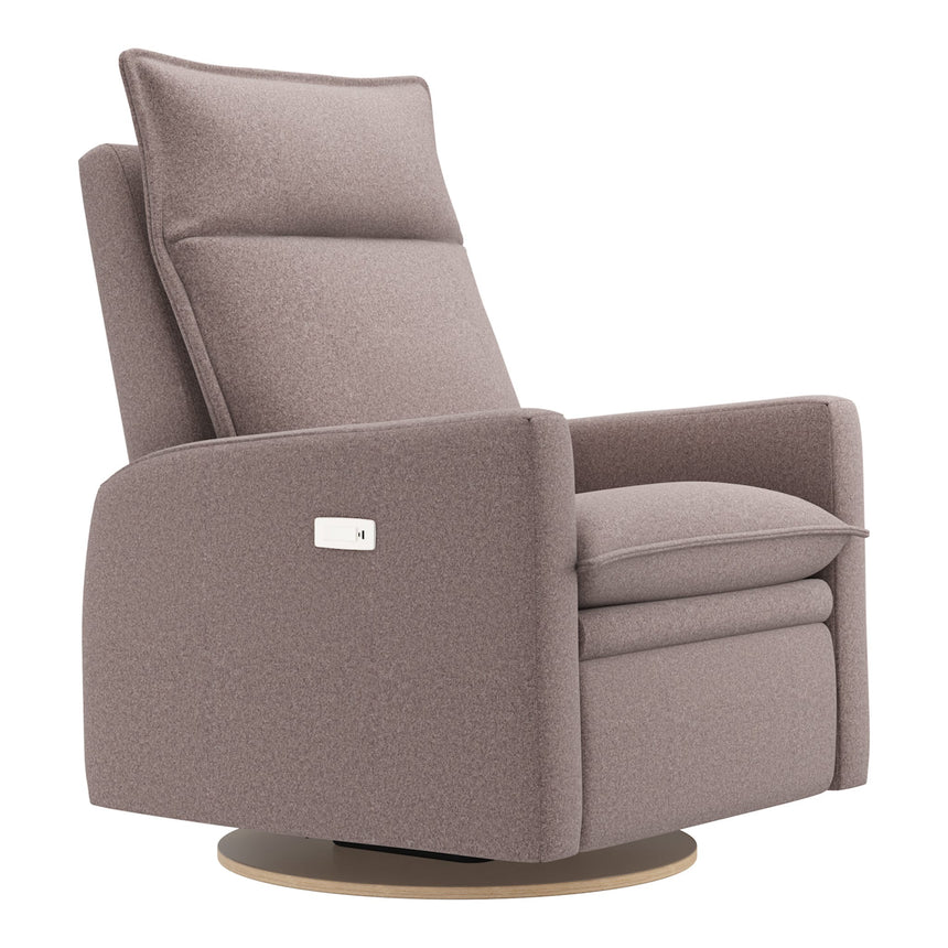 Grand Fauteuil Berçant et Pivotant Arya avec Mécanisme Électrique - Arlo Beige-Jaymar BB-JAM-526295ARLO96-CLÉMENT