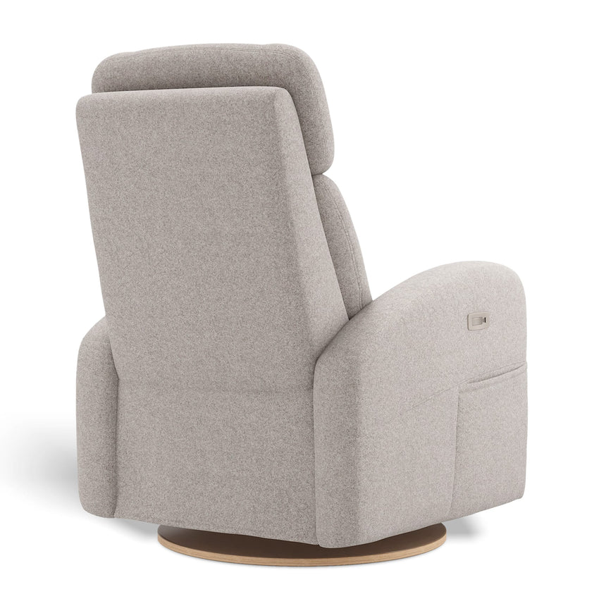 Fauteuil Berçant Inclinable Pivotant Hailey Arlo Pearl avec Mécanisme Électrique-Jaymar BB-JAM-527-ARLO-601-CLÉMENT
