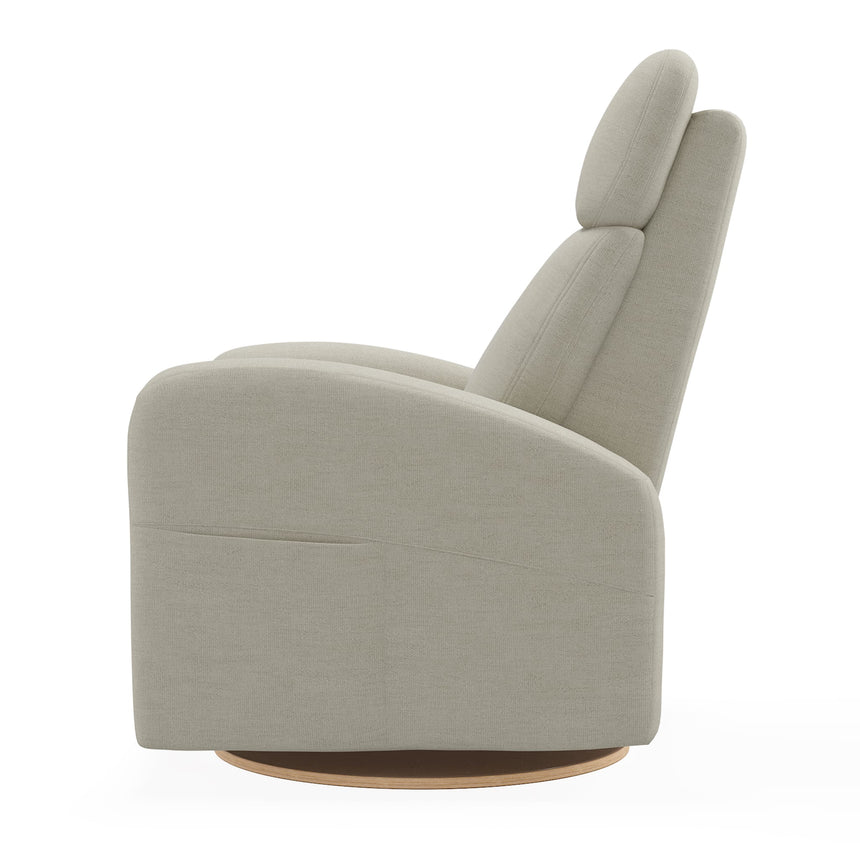 Fauteuil Berçant Inclinable Pivotant Hailey Como Sand avec Mécanisme Électrique-Jaymar BB-JAM-527-COMO-20-CLÉMENT