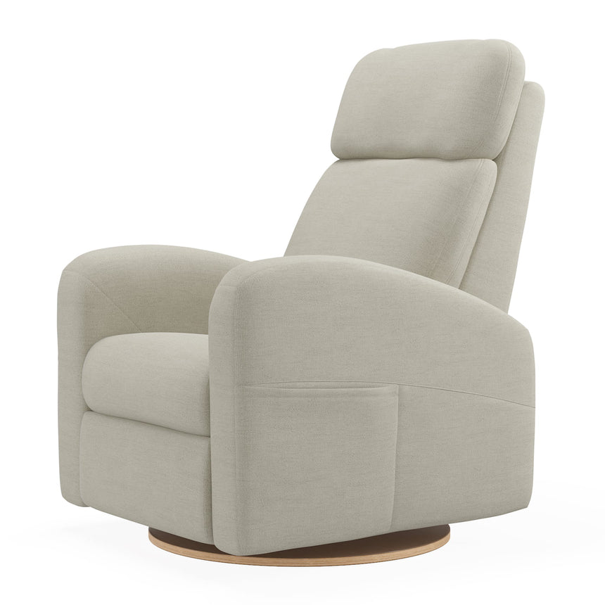 Fauteuil Berçant Inclinable Pivotant Hailey Como Sand avec Mécanisme Électrique-Jaymar BB-JAM-527-COMO-20-CLÉMENT