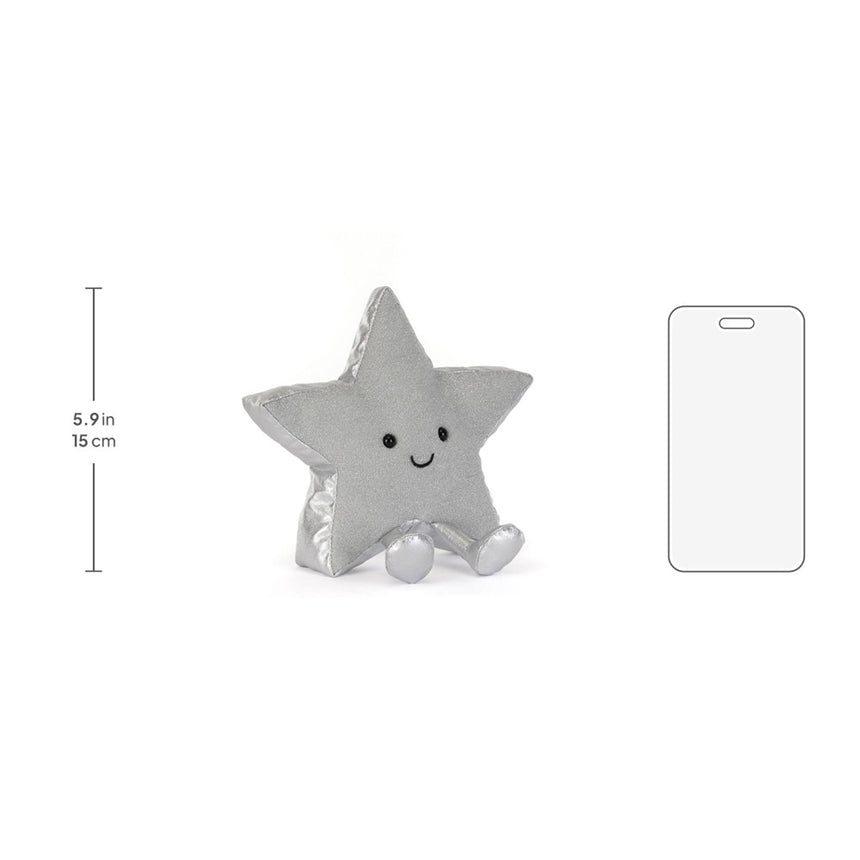 Étoile argentée Amuseables (2026) Amusante-Jellycat-JLC-A6STA-CLÉMENT