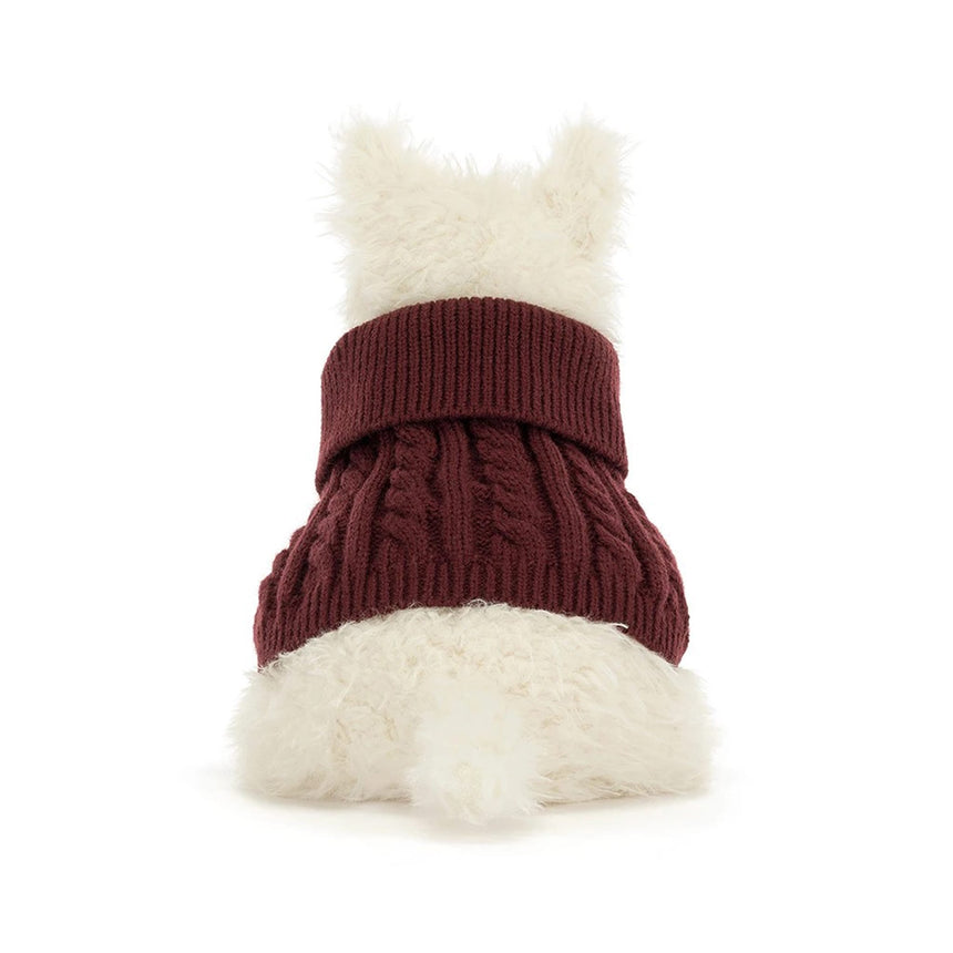 Chien scottish Munro « Pull d’hiver »-Jellycat-JLC-MUN2JUM-CLÉMENT