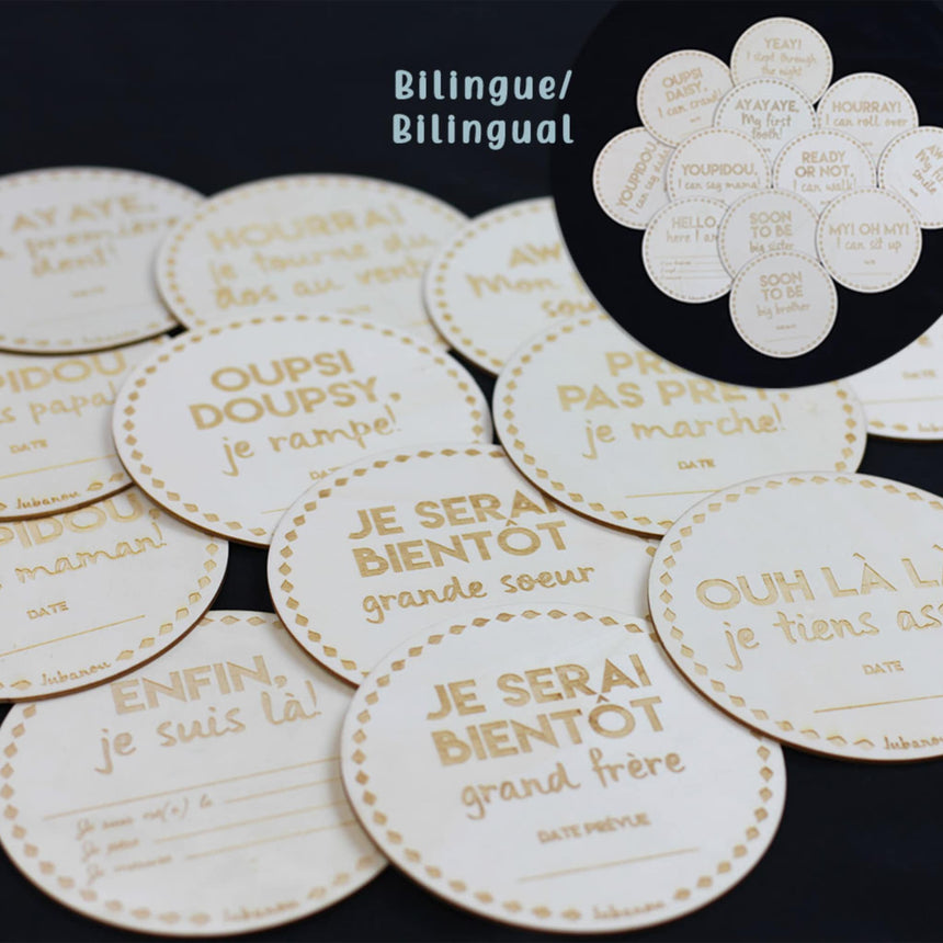 Ensemble Pastilles de Bois - La Première Année-Jubanou-JUB-1ST-12-WMT-CLÉMENT