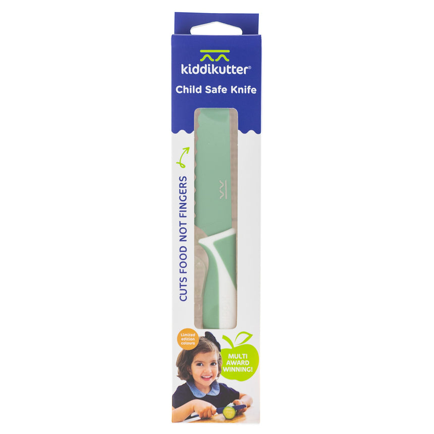 Couteau Sécuritaire pour Enfant – Vert Sauge-Kiddikutter-KDD-KK-SG-CLÉMENT