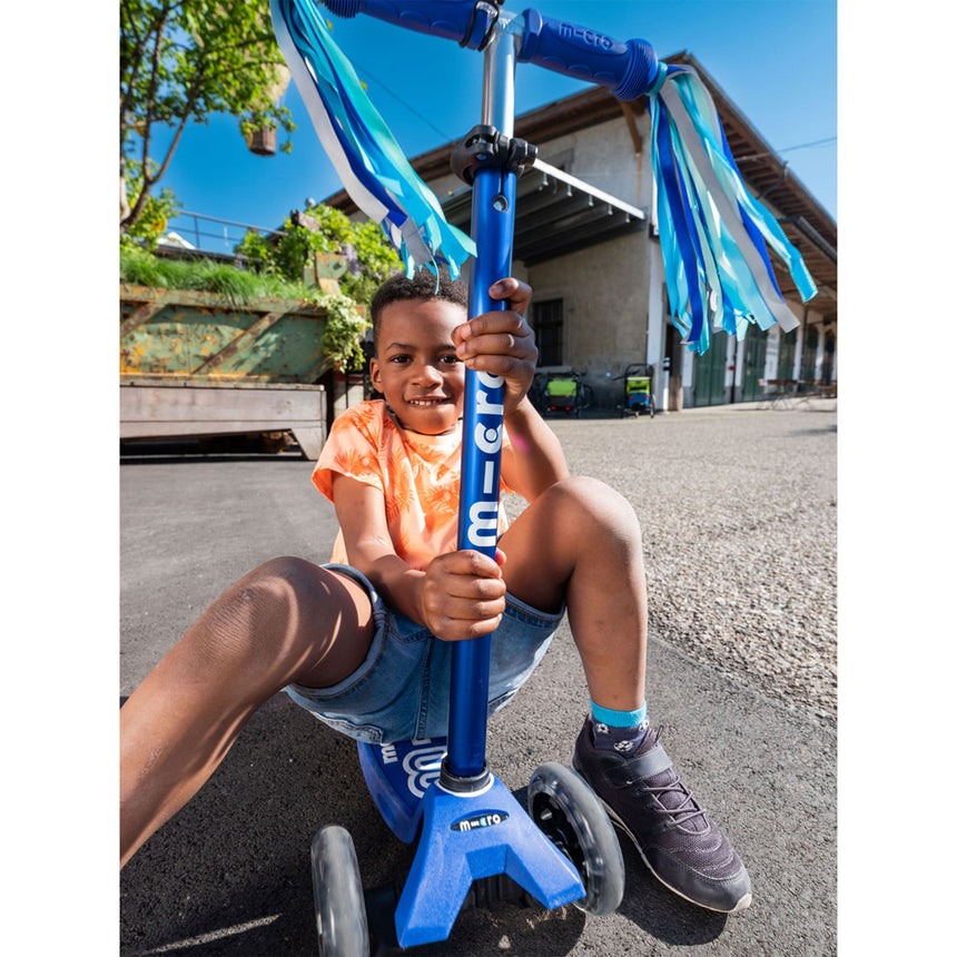 Trottinette LED Maxi MICRO Deluxe - Bleu / Blanc-Micro-KIB-MMD132-CLÉMENT