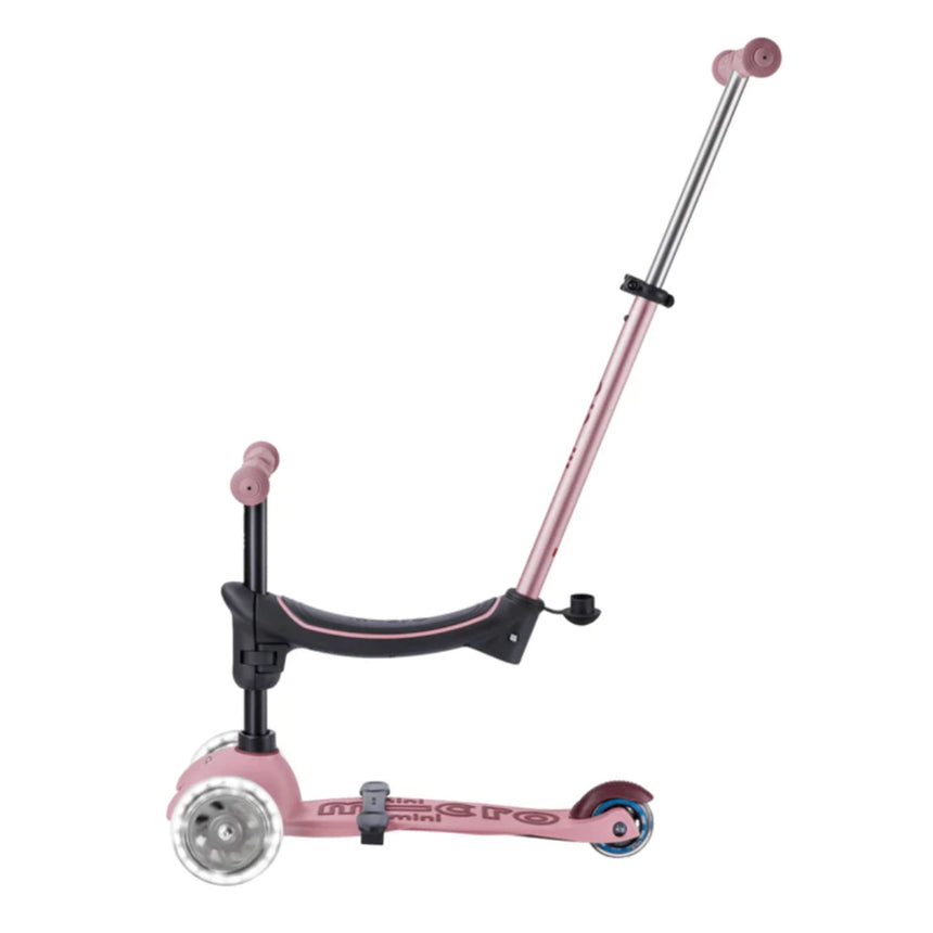 Trottinette Mini Rock&go LED - Dusty Rose-Micro-KIB-MMD386-CLÉMENT