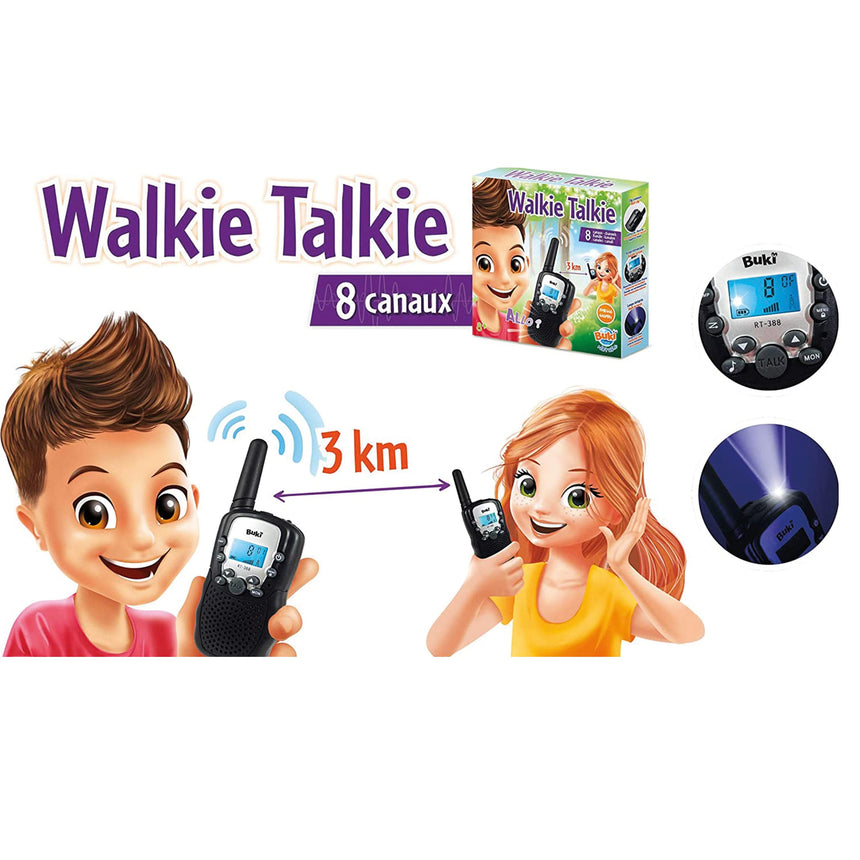 Walkie Talkie-Kid Jouets-KIJ-201TW01-CLÉMENT