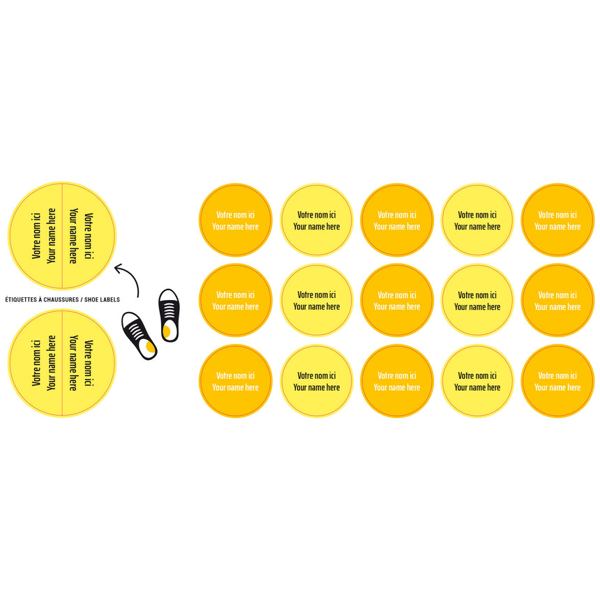 Étiquettes Personnalisées Mini - Jaune-Clement - Impressions-LAB-ECMINI-JAUNE-CLÉMENT