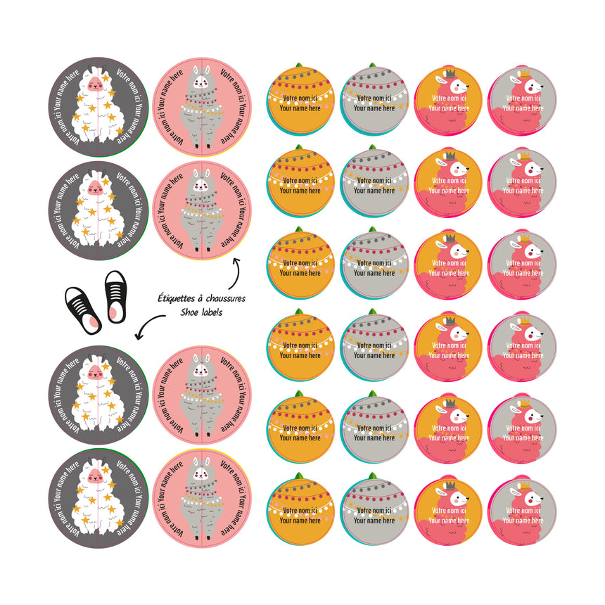 Étiquettes Essentiel - Lamas-Clement - Impressions-LAB-ECNOM-LAMA-CLÉMENT