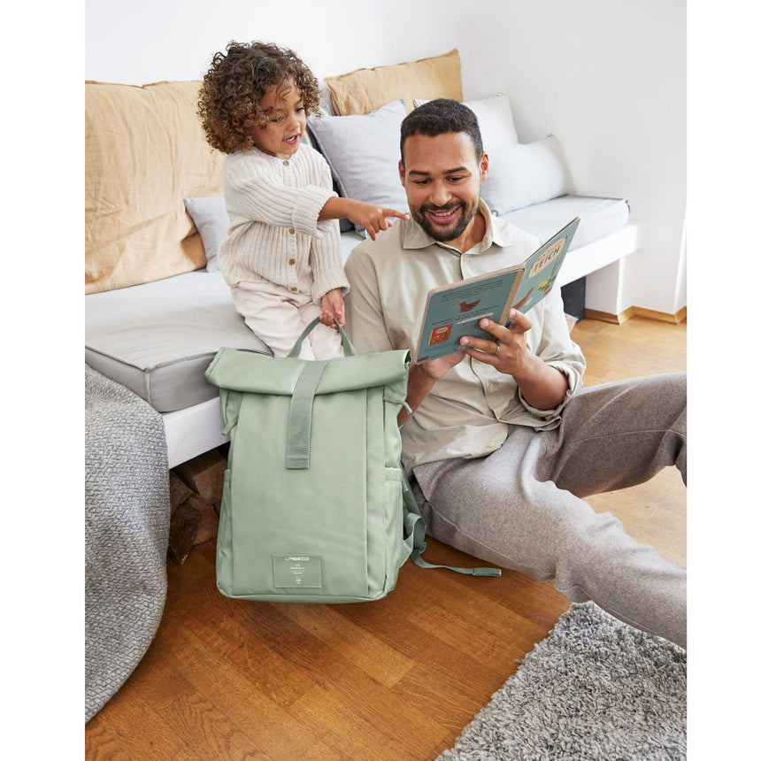 Sac à Couches à Dos Rolltop - Sauge-Lassig-LAS-1103038292-CLÉMENT