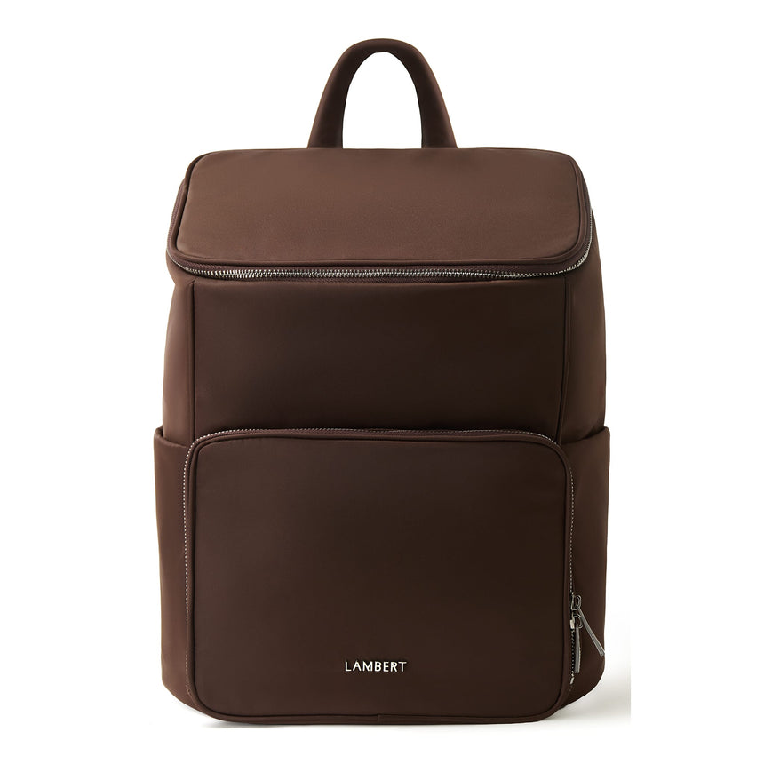 Sac à dos de maternité Anabelle en nylon - Chocolat-Lambert-LBT-ANABELLECCNY-CLÉMENT