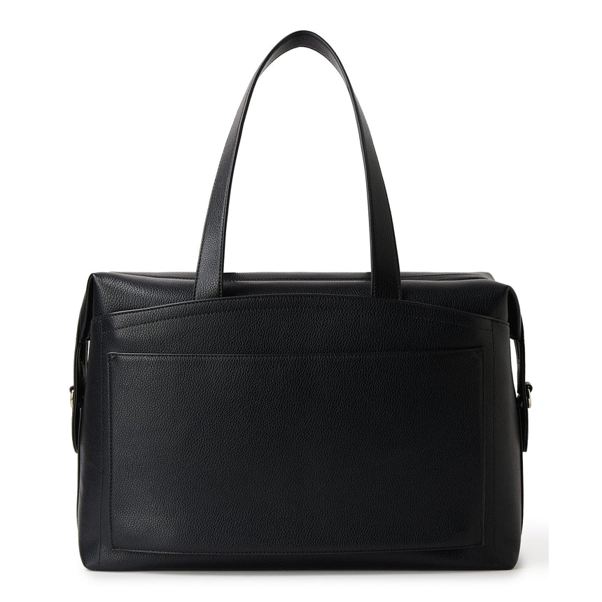 Sac de voyage Edmonton en cuir vegan - Noir-Lambert-LBT-EDMONTONBKPB-CLÉMENT