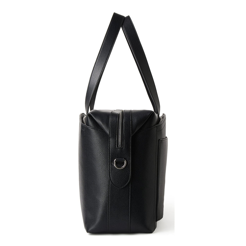 Sac de voyage Edmonton en cuir vegan - Noir-Lambert-LBT-EDMONTONBKPB-CLÉMENT