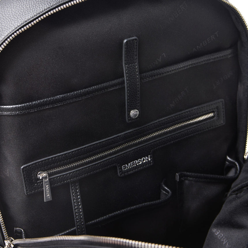 Sac À Dos Emerson - Noir-Lambert-LBT-EMERSONBLKPB-CLÉMENT