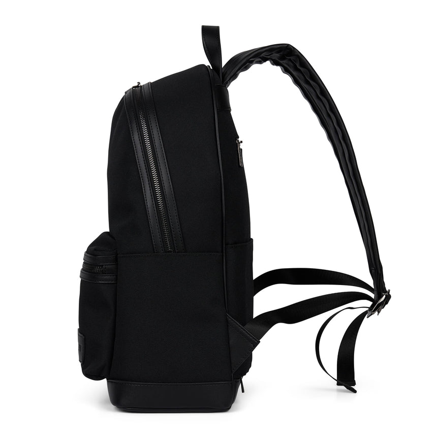 Sac à dos Logan Canvas - Noir-Lambert-LBT-LOGANBLKCAN-CLÉMENT