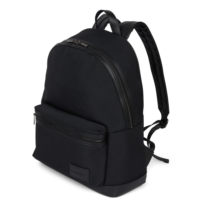 Sac à dos Logan Canvas - Noir-Lambert-LBT-LOGANBLKCAN-CLÉMENT