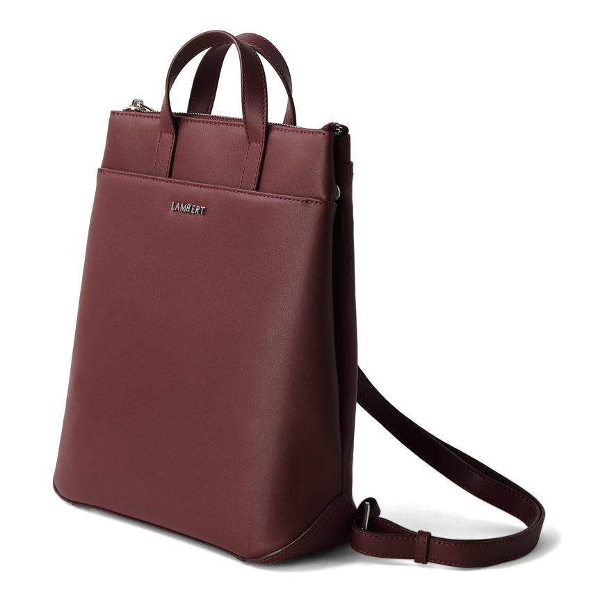 Sac à dos Millie en cuir vegan - Cassis-Lambert-LBT-MILLIECASM-CLÉMENT