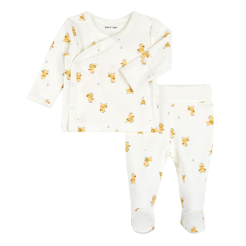 Ensemble de 4 Pièces Prematuré - Canards-Petit Lem-LEM-24YRL20E02-CLÉMENT