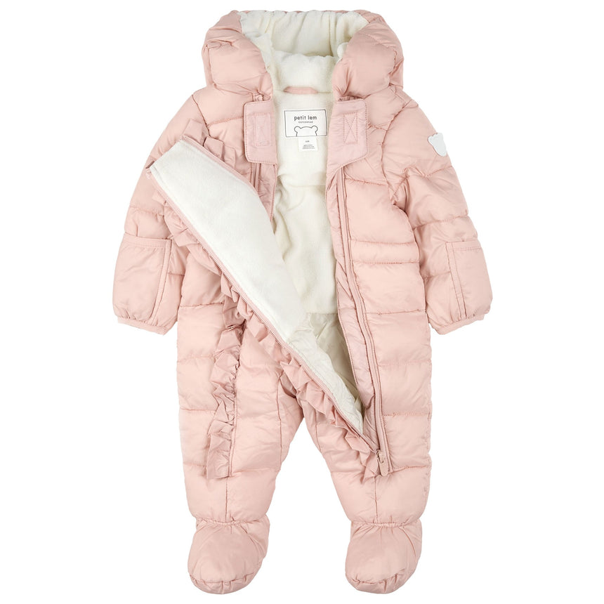 Habit de Neige Une Pièce Rose 3-24mois-Petit Lem-LEM-25FRJ91J02B-CLÉMENT