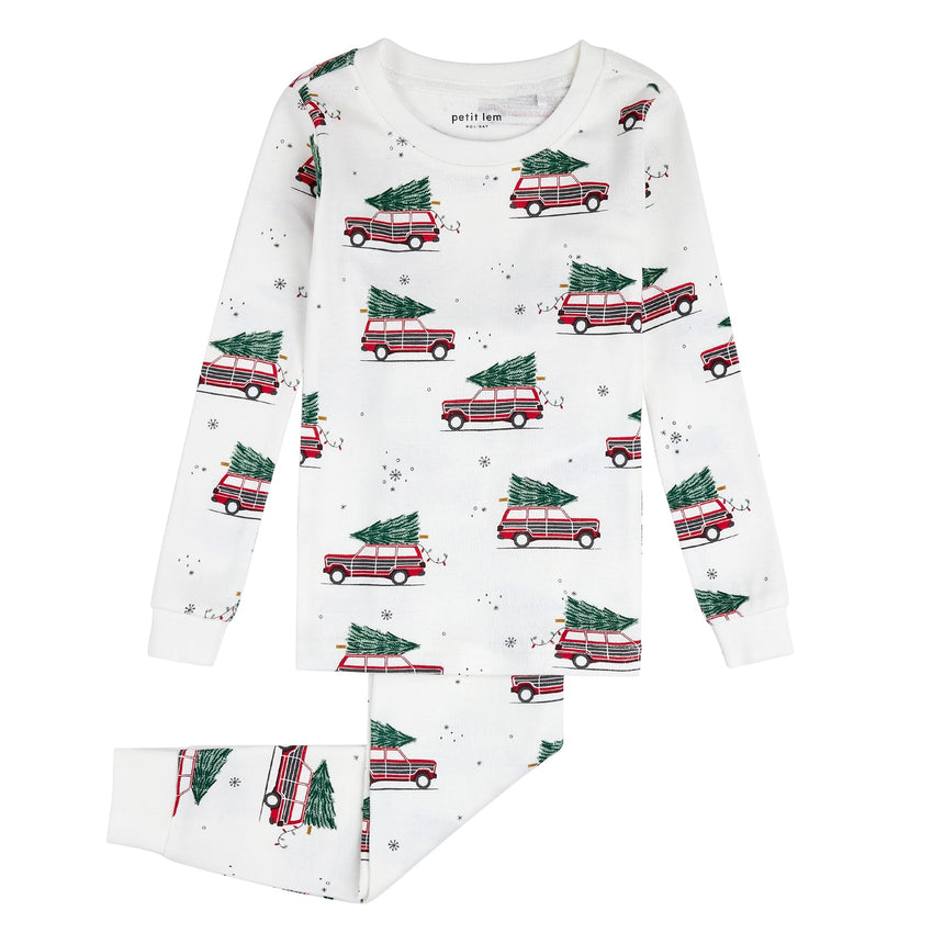 Pyjama Voitures Fêtes 2-7ans-Petit Lem-Ivoire-2-LEM-25HRS51Q01K-CLÉMENT