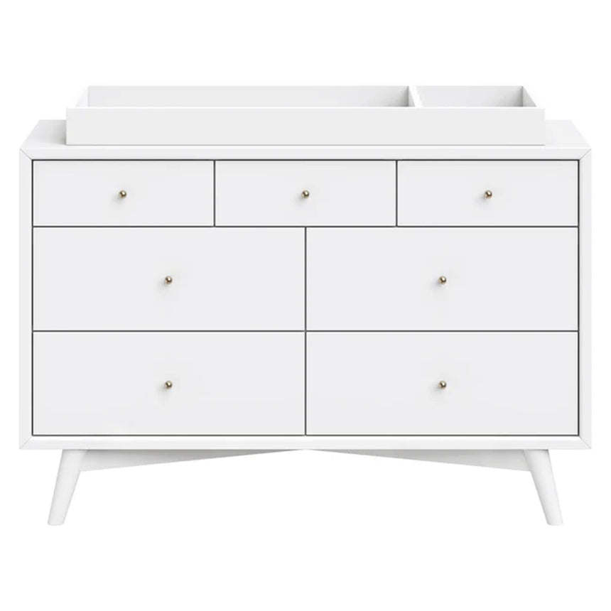 Commode Double Palma à 7 tiroirs - Blanc-Babyletto-LET-M15916W-CLÉMENT