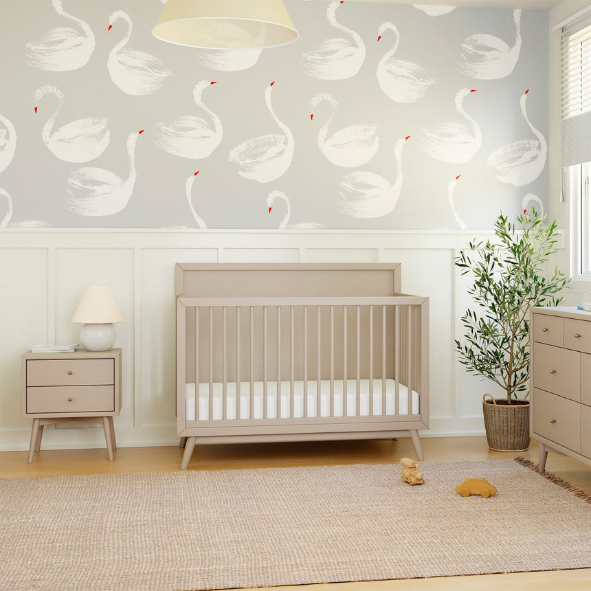 Table de nuit Palma -Taupe-Babyletto-LET-M15960TPE-CLÉMENT