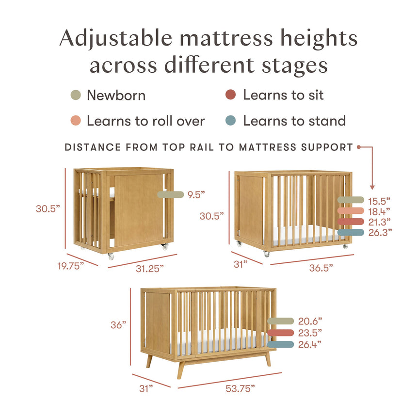 Couchette Convertible Palma 8-en-1 - Miel-Babyletto-LET-M15980HY-CLÉMENT