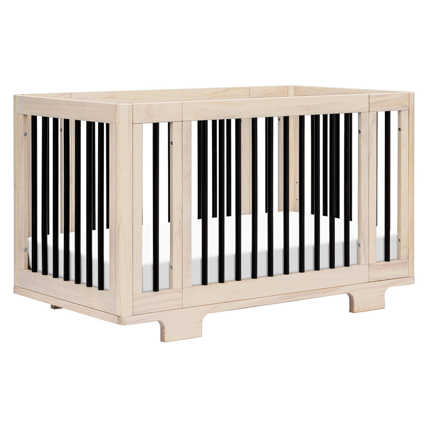 Couchette Convertible 8 en 1 Yuzu - Naturel Lavé / Noir-Babyletto-LET-M23401NXB-CLÉMENT