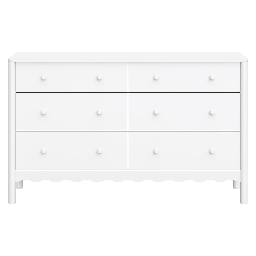 Bureau 6 Tiroirs Swell - Blanc-Babyletto-LET-M27916W-CLÉMENT