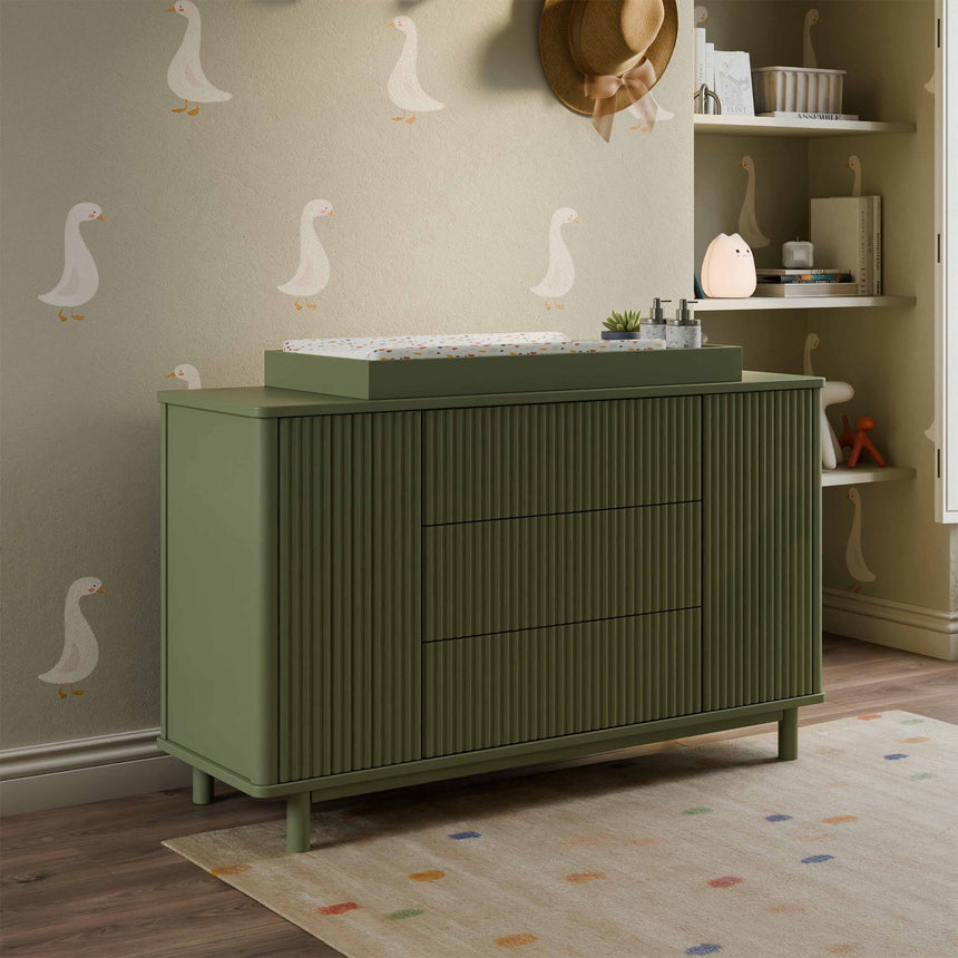 Commode assemblée Pogo Tambour - Olive-Babyletto-LET-M29816OL-CLÉMENT