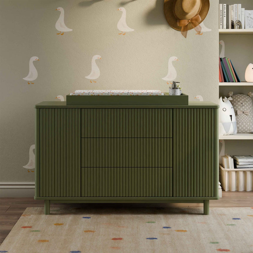 Commode assemblée Pogo Tambour - Olive-Babyletto-LET-M29816OL-CLÉMENT