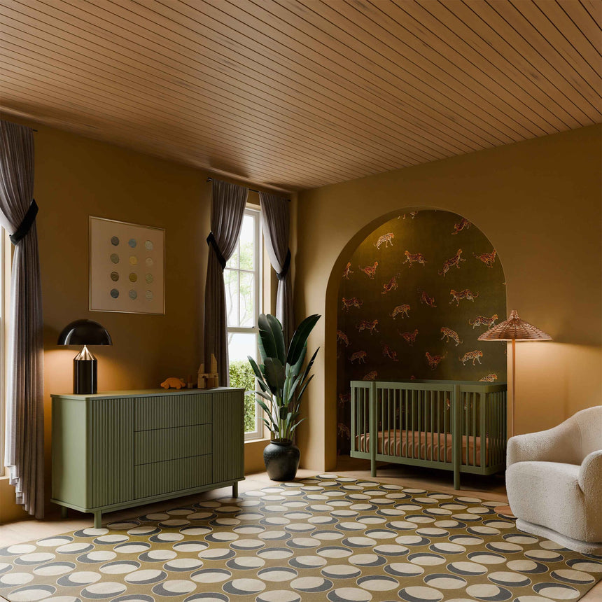 Couchette Convertible 8-en-1 Pogo avec kits de conversion - Olive-Babyletto-LET-M29880OL-CLÉMENT