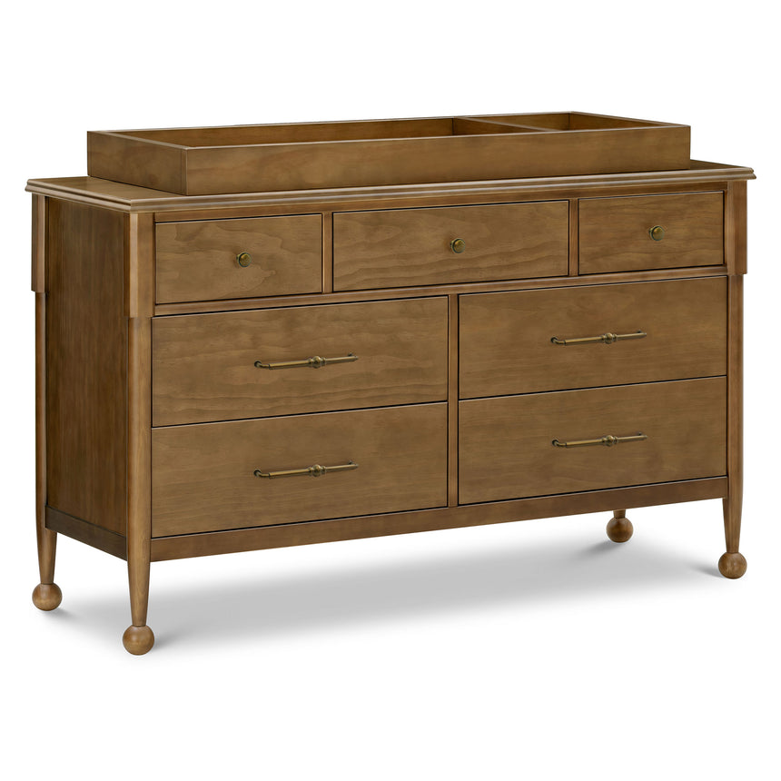 Commode 7 Tiroirs Alouette - Noyer Naturel-Namesake-LET-M31416NL-CLÉMENT