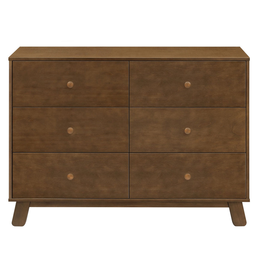 Commode 6 Tiroirs Hudson - Noyer Naturel-Babyletto-LET-M32526NL-CLÉMENT
