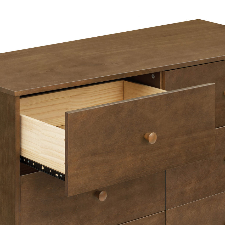 Commode 6 Tiroirs Hudson - Noyer Naturel-Babyletto-LET-M32526NL-CLÉMENT