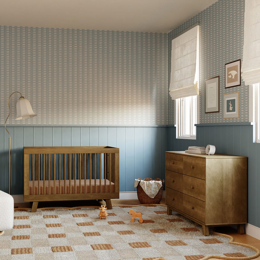 Commode 6 Tiroirs Hudson - Noyer Naturel-Babyletto-LET-M32526NL-CLÉMENT