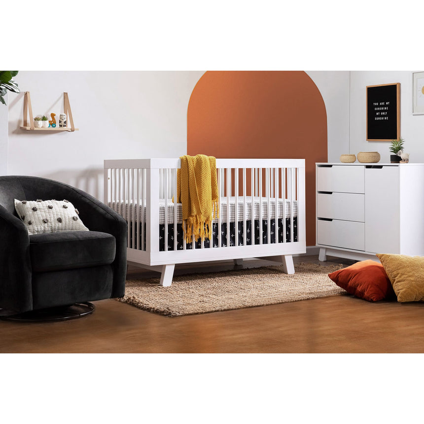 Couchette Convertible 3 en 1 Hudson - Blanc-Babyletto-LET-M4201W-CLÉMENT