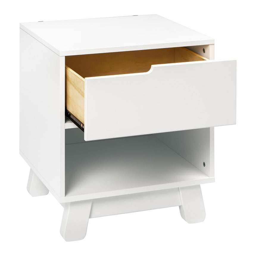 Table de Nuit Hudson avec port USB - Blanc-Babyletto-LET-M4260W-CLÉMENT