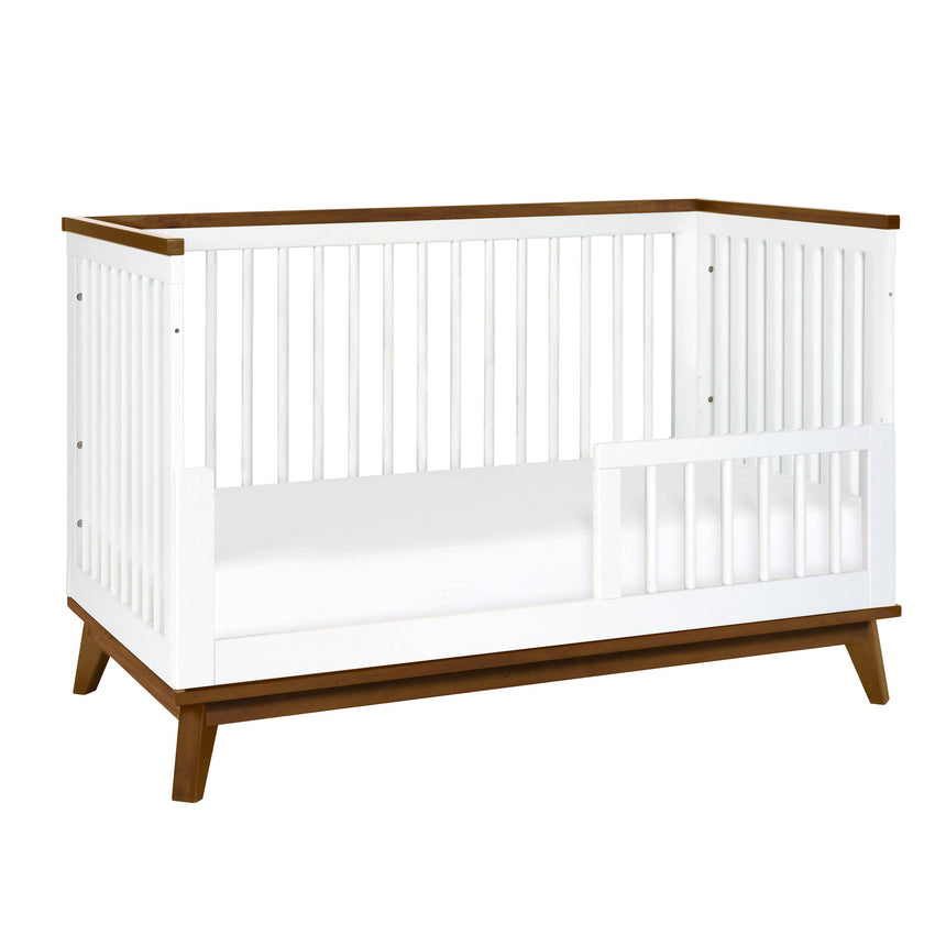 Couchette Convertible 3 en 1 Scoot - Blanc / Noyer-Babyletto-LET-M5801WNL-CLÉMENT